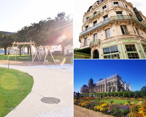 Bourges, France: Cathedral views, quiet gardens, and easy stays cover photo collage