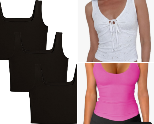 Summer tops cover photo collage