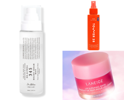 skincare cover photo collage