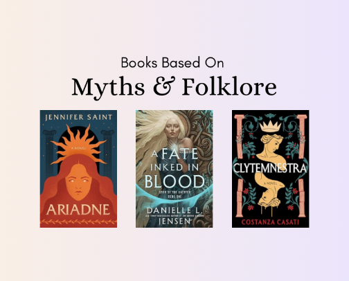 Books Based on Myths & Folklore cover photo collage