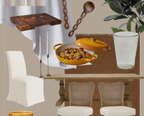 The Refresh - Spring dining table refresh for moody but fresh interiors cover photo collage