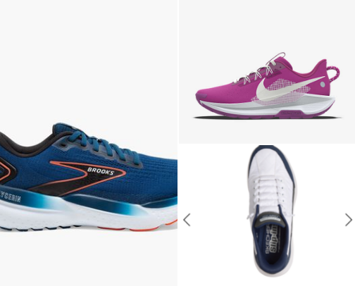 My favorite athletic shoes cover photo collage