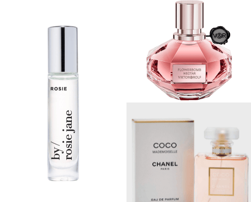 Favorite Fragrances/ Perfume cover photo collage