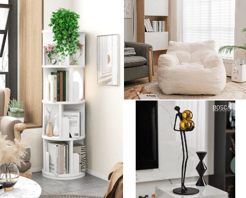 Decoration for Living Room cover photo collage