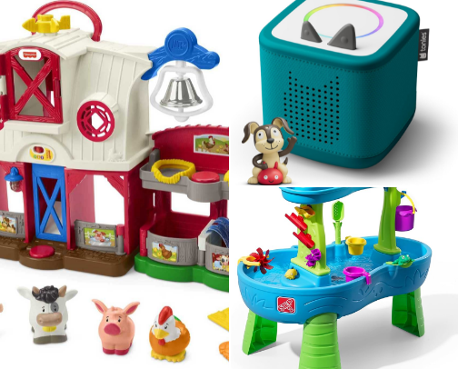 1 Year Old Favorite Toys cover photo collage