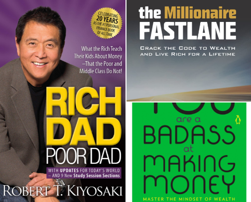 💰BOOKS EVERY FUTURE MILLIONAIRE SHOULD READ! cover photo collage