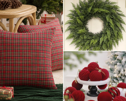 Ralph Lauren Christmas cover photo collage