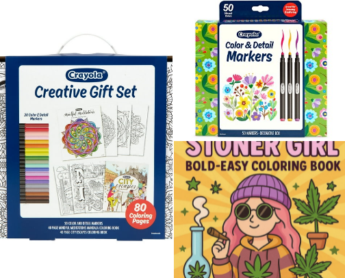 My Favorite Coloring Finds cover photo collage