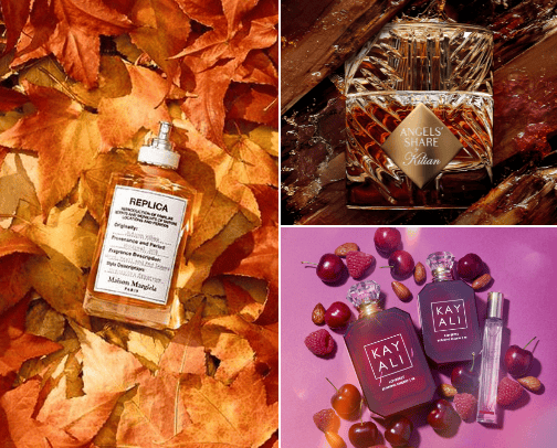 Autumn perfumes🍂 cover photo collage