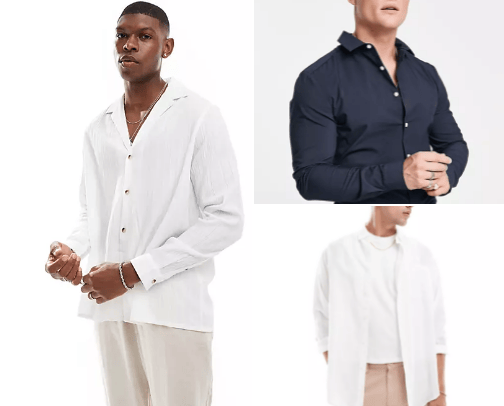 His outfits cover photo collage