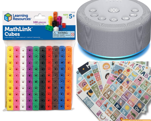 things in my pre-K classroom ✨🍄🐌🌱🔮🪩 cover photo collage