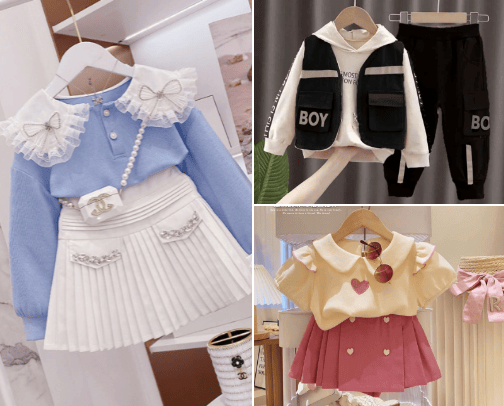 Children's Clothes cover photo collage