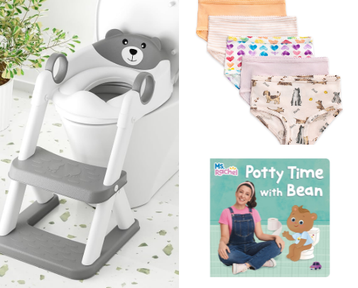 Toddler Potty Training Essentials cover photo collage