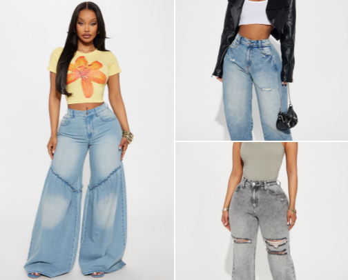 Curvy and Petite Jeans for Hot Moms! cover photo collage