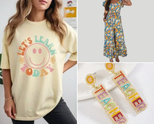 Teacher Outfits + Accessories(Affordable + Cute) cover photo collage
