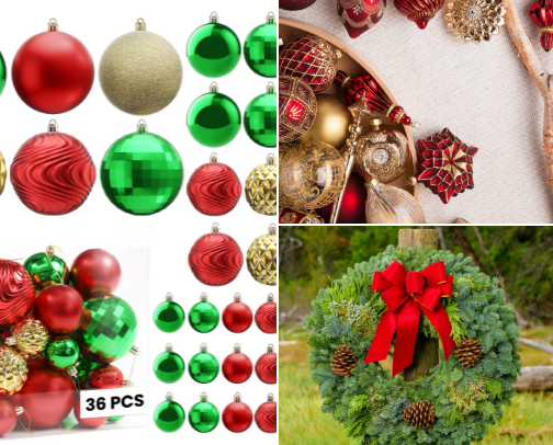 Homespun Christmas Decorations cover photo collage