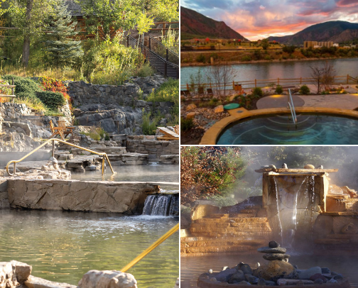 Best Hot Springs in Colorado cover photo collage