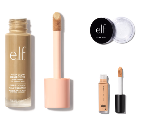 Essential drugstore makeup products cover photo collage