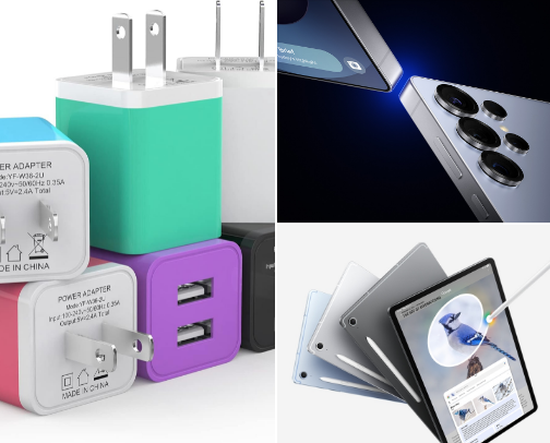 Electronics and their Clothes cover photo collage