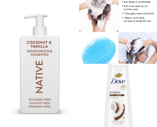 Everything Shower 🚿 - hair wash day specifically- cover photo collage