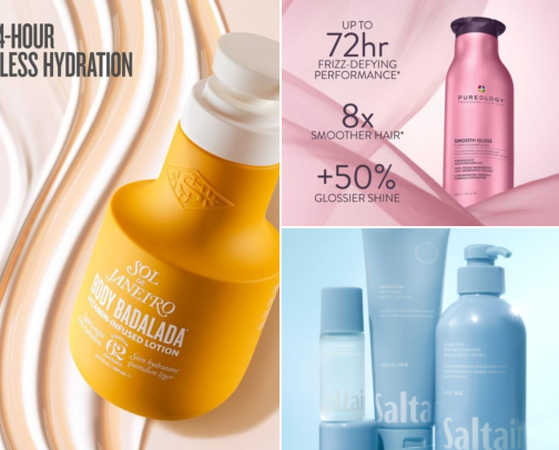 Favorite Ulta Finds , they have a huge selection of everything you need at any age , I update list weekly on sales cover photo collage