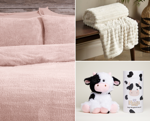 Warm winter Fluffys comfies and anxiety coping go too’s 💕 cover photo collage