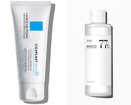 Skincare products that actually helped my acne-prone skin 🫧 cover photo collage