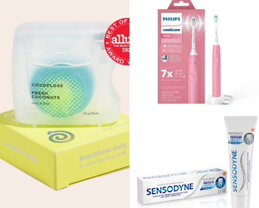 In my DENTIST era ✨🦷🪥 cover photo collage