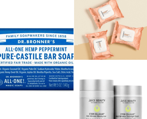 Clean Skincare cover photo collage