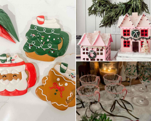 Sips, Snacks & Holiday Laughs 🎄 cover photo collage