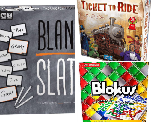 “Games That Bring Everyone to the Table” cover photo collage