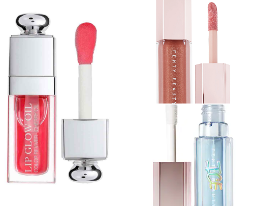 glossy lips💄 cover photo collage