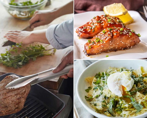 Elevate Your Cooking Skills with My Expert-Led Courses! ✨🙌🏼 cover photo collage