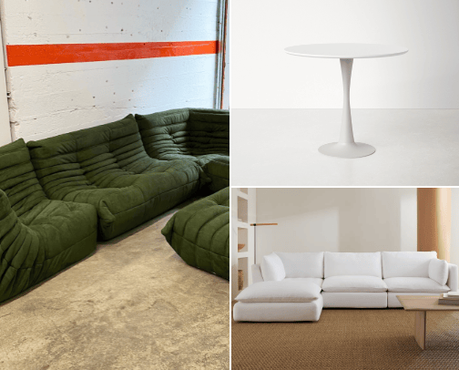 minimal/contemporary home makeover cover photo collage