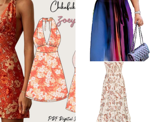 The Perfect Fit: Dresses for All Shapes & Celebrations cover photo collage