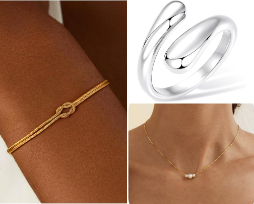 Everyday Amazon Jewelry Wears under $30 🧚🏼‍♀️ cover photo collage