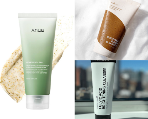 Hydrating CLEANSERS for everyday use cover photo collage