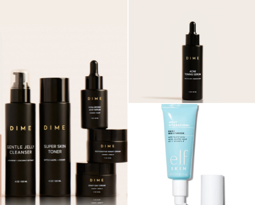 Skin care cover photo collage
