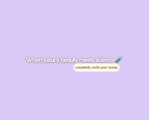 Luxury meets science 🧪 cover photo collage