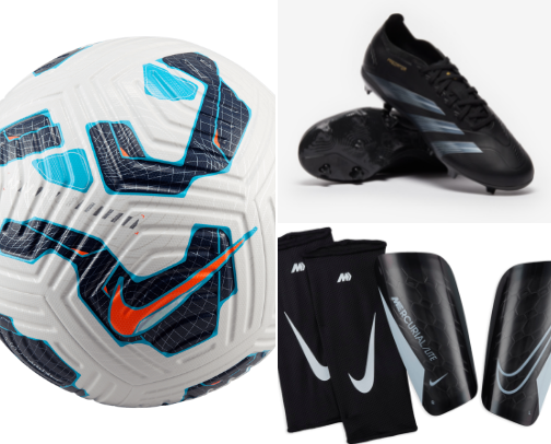 Soccer/football essentials⚽️ cover photo collage