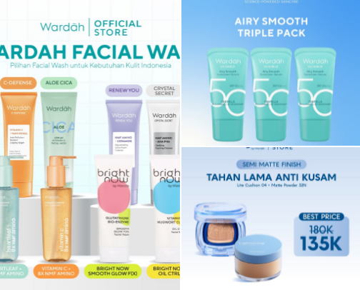 Skincare Minimalis Lokal Buat Kulit Glowing dan Hemat Budget! 💸 cover photo collage