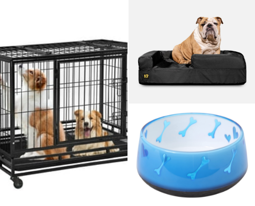 Puppy essentials 🐶✨ cover photo collage
