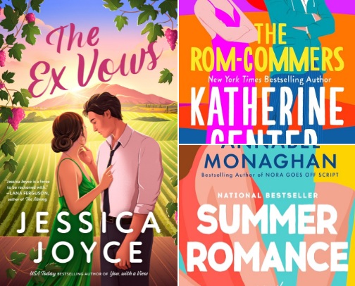 summer book recs cover photo collage