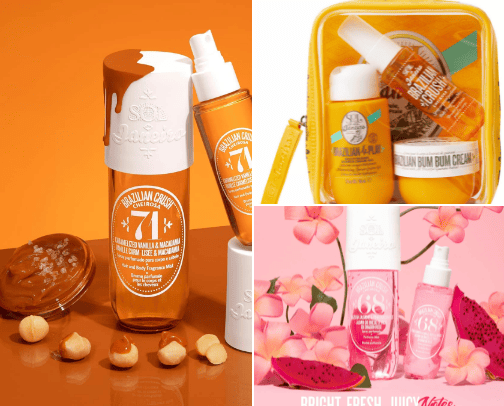 Fragrance cover photo collage