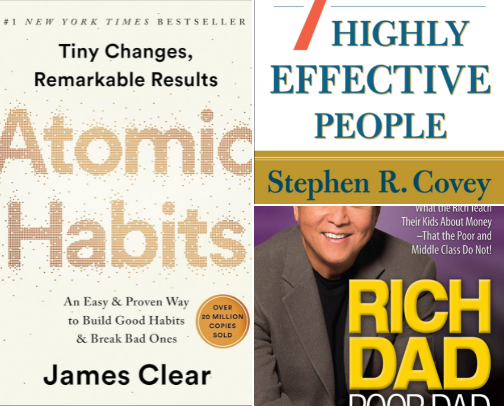 📚 Top Books That Changed My Life cover photo collage