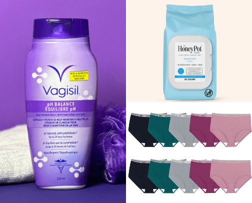 Glow Down There Too 💖 Feminine Hygiene Favorites cover photo collage