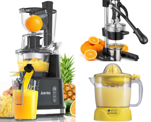 The Best Juicers for a Fresh & Healthy Start cover photo collage