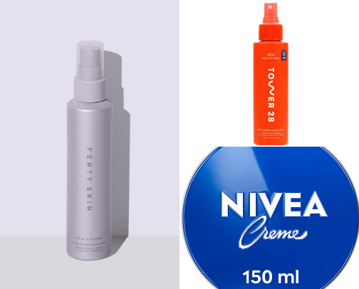 Skincare cover photo collage