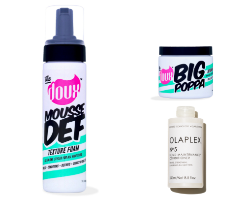 4B curly hair MUST haves ✨➰ cover photo collage