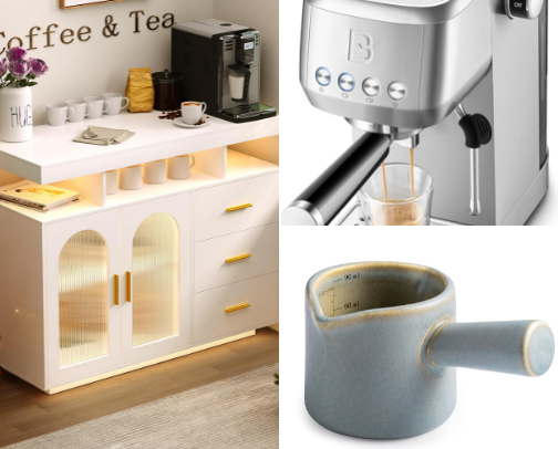 Coffee Bar Essentials : Amazon Edition cover photo collage